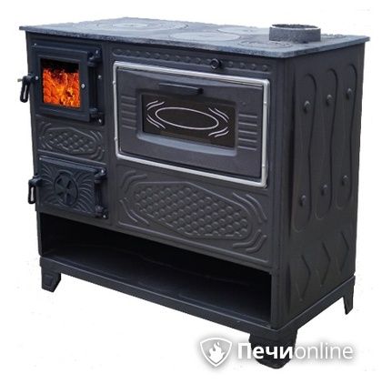 Отопительно-варочная печь МастерПечь ПВ-05С с духовым шкафом, 8.5 кВт в Бронницах